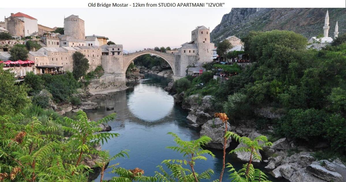 Studio Apartmani Izvor Blagaj Exteriér fotografie