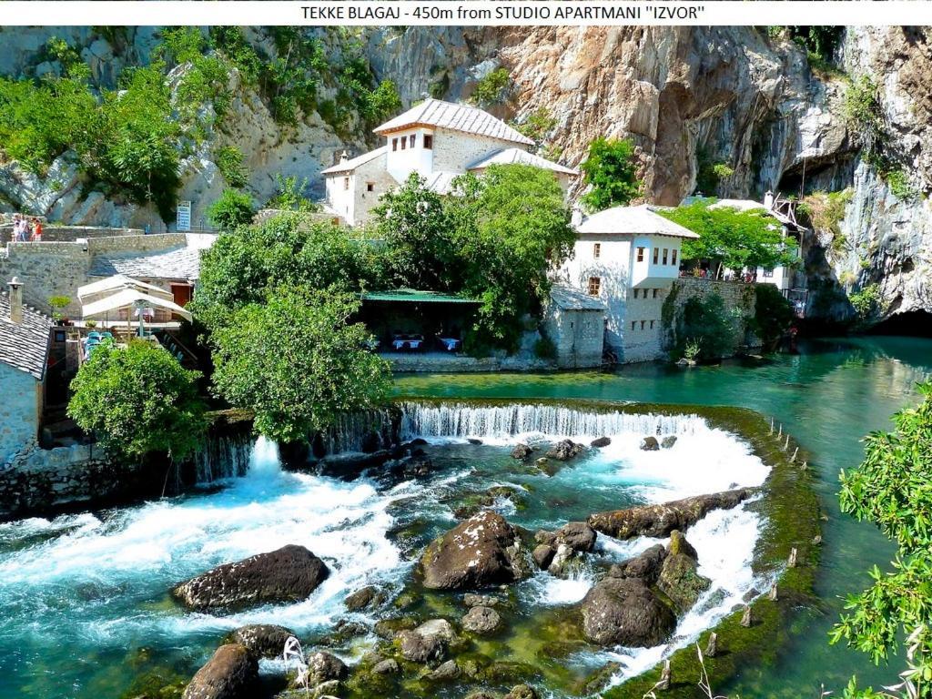 Studio Apartmani Izvor Blagaj Exteriér fotografie