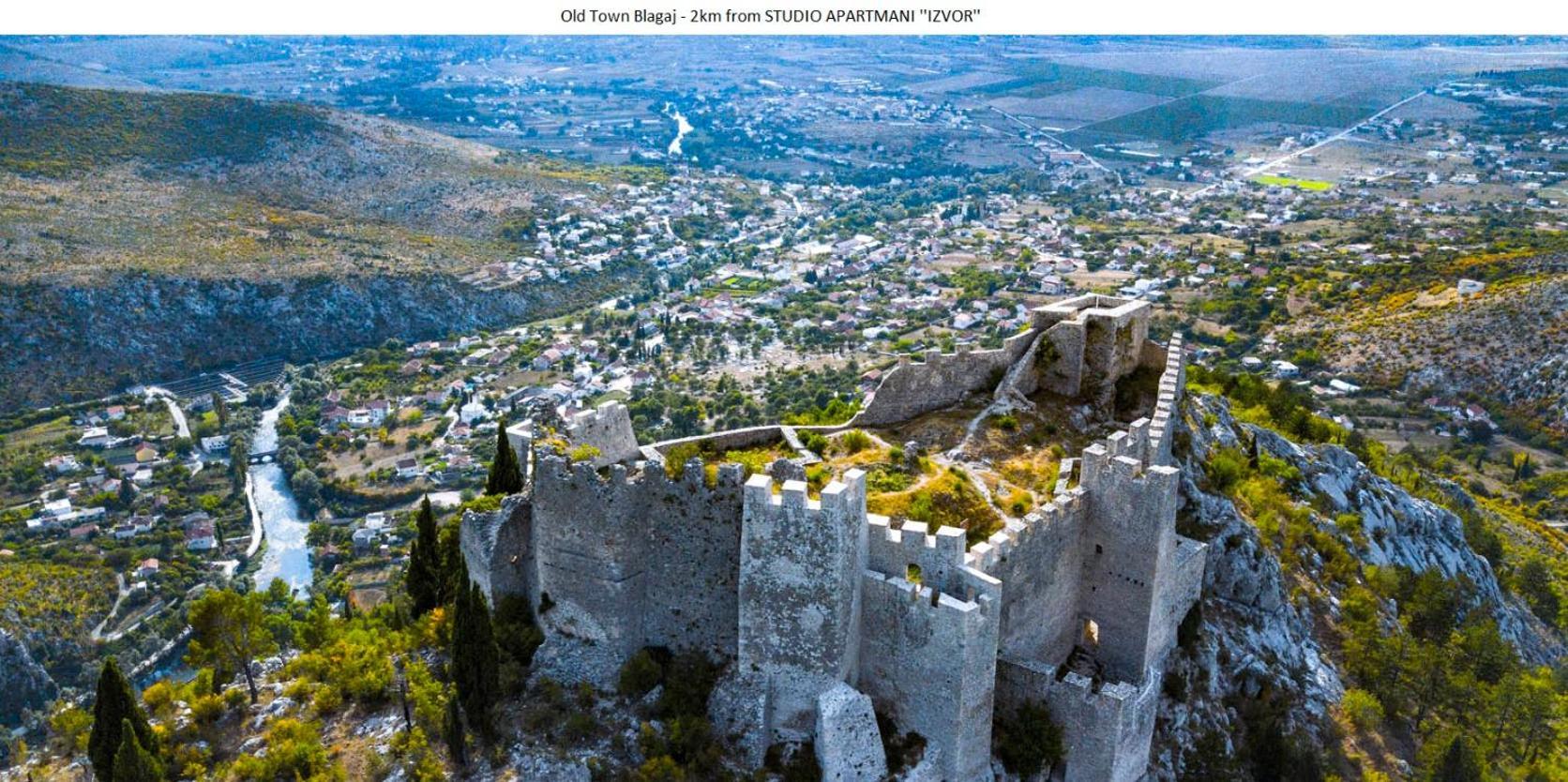 Studio Apartmani Izvor Blagaj Exteriér fotografie